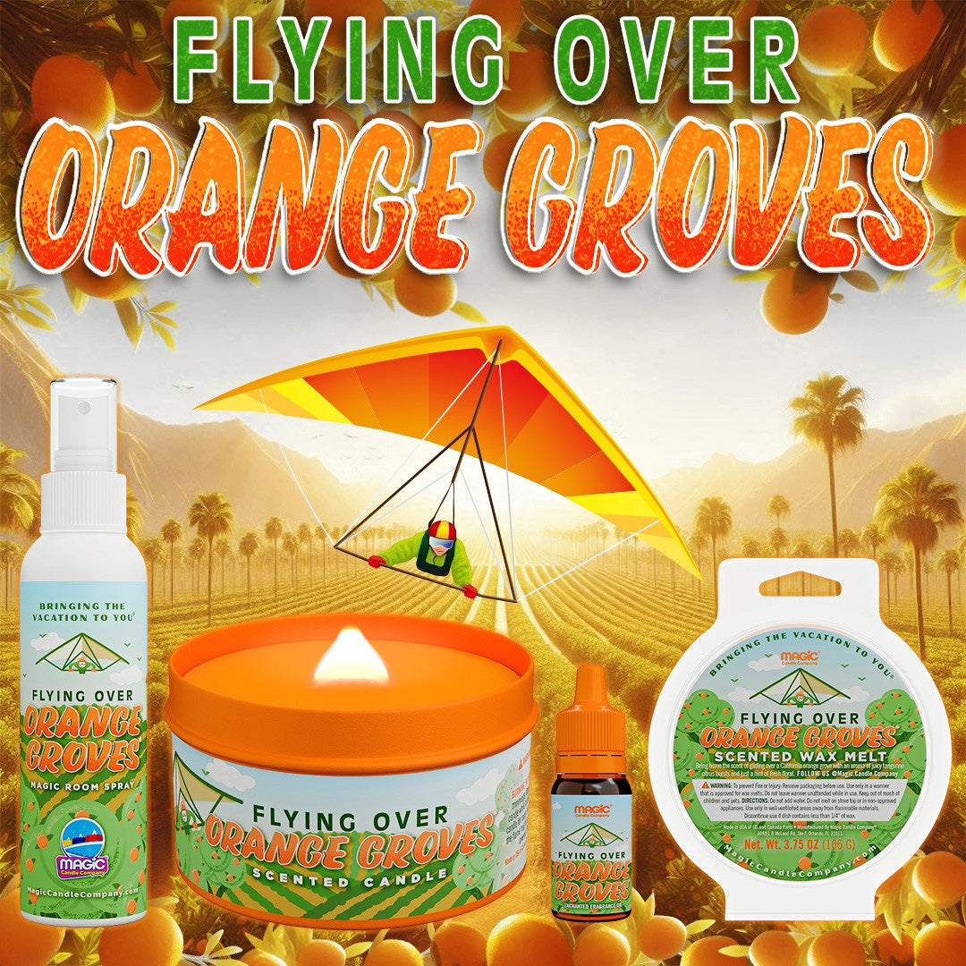 Flying Over Orange Groves® | The Scent of Soarin' – Magic Candle