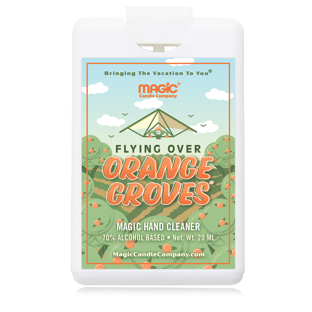 Flying Over Orange Groves Hand Cleaner