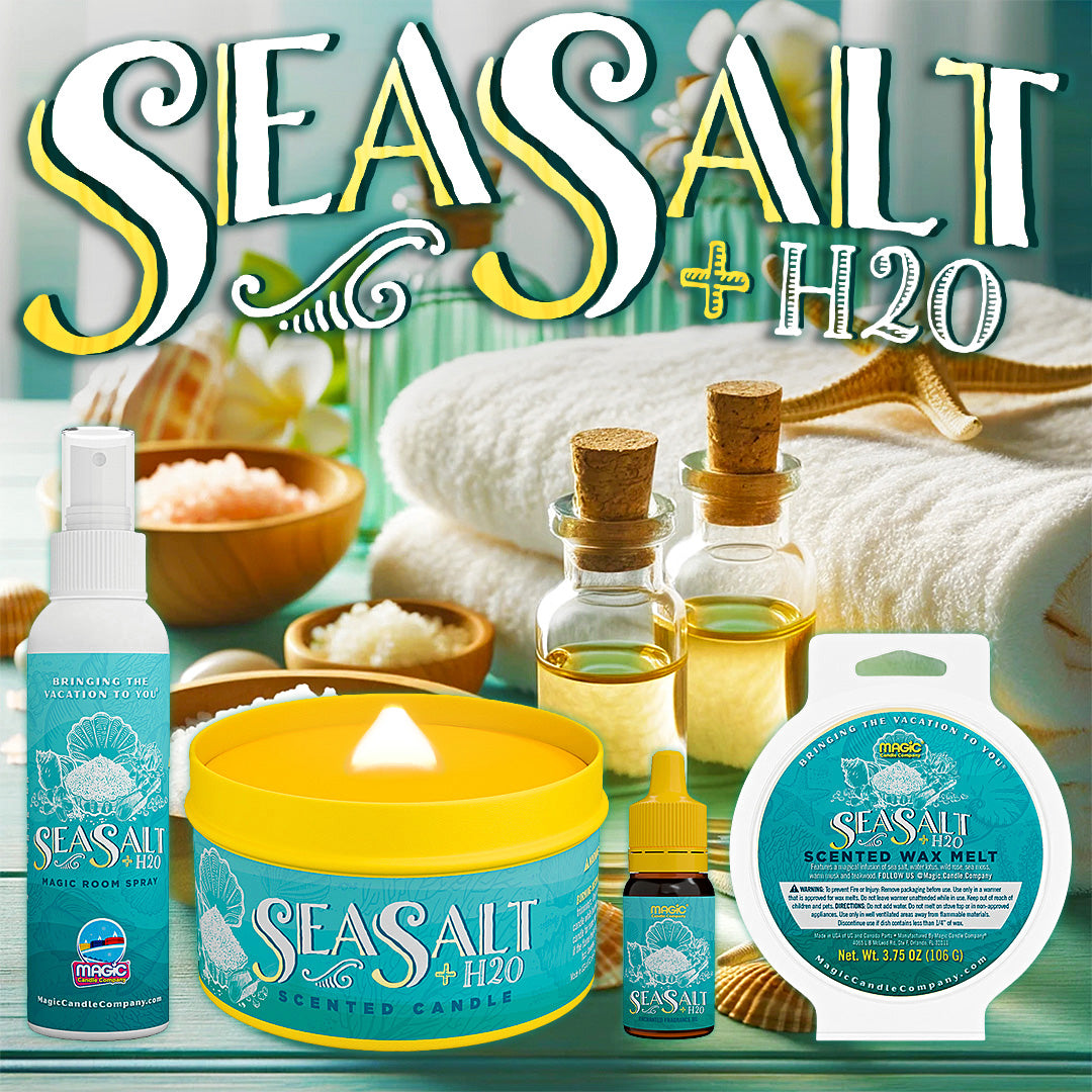 Sea Salt + H2O | Resort Shampoo Scent – Magic Candle Company