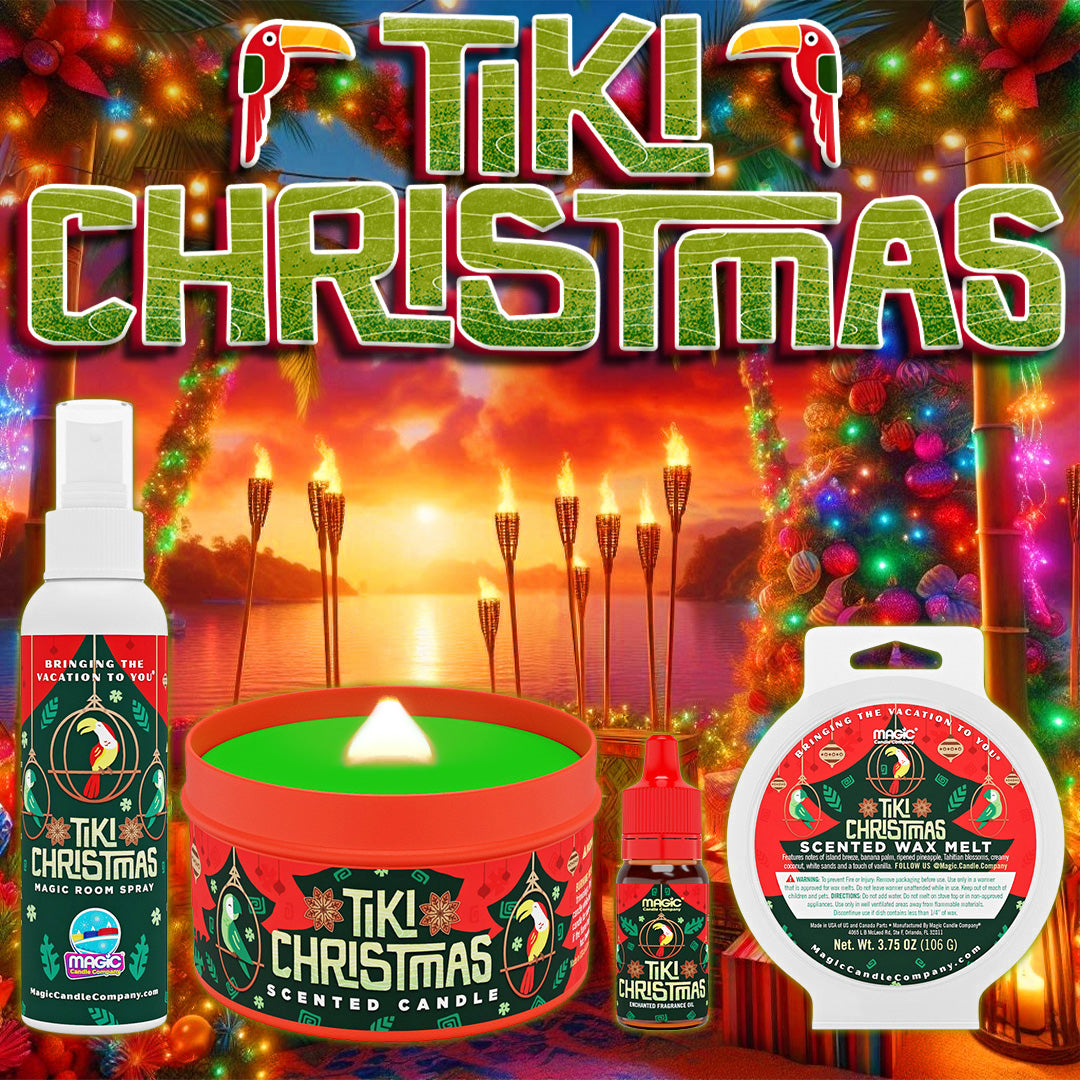 Tiki Christmas | Holiday Theme Park Scent – Magic Candle Company