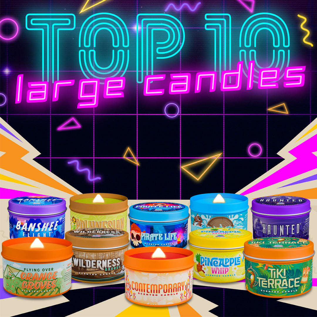 Large Scented Candles | Theme Park & Resort Scents – Magic Candle