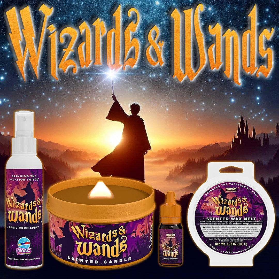 Wizards and Wands® | Theme Park Wizard Scent – Magic Candle Company