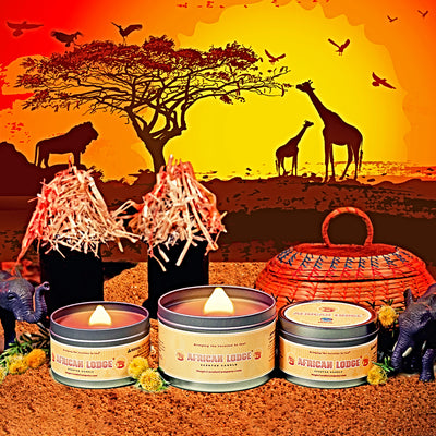 African Lodge candles
