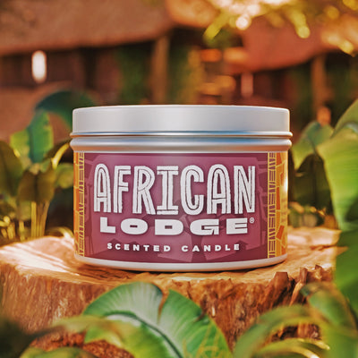African Lodge candle