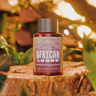 African Lodge Large Oil