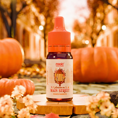 Autumn On Main Street small oil