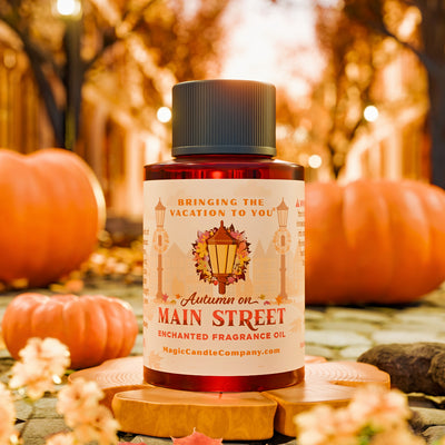 Autumn On Main Street large oil