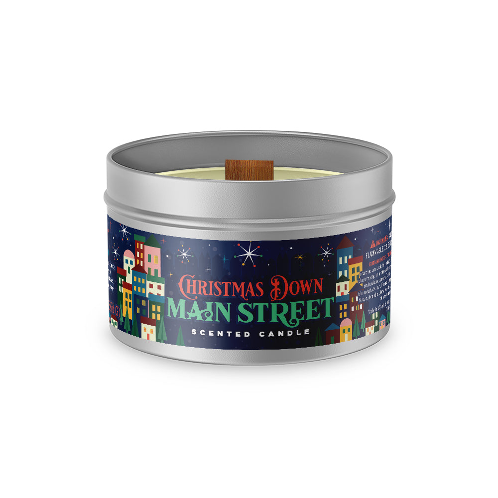 Christmas Down Main Street candle