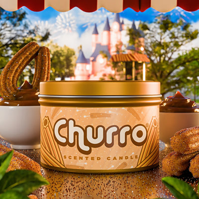 Churro candle
