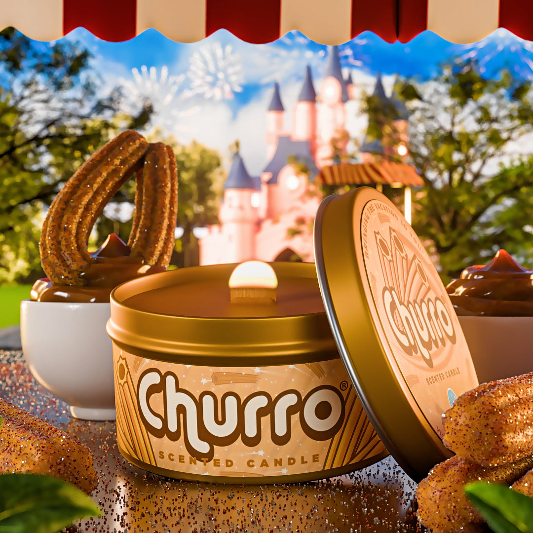 Churro candle