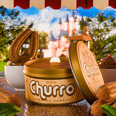 Churro candle