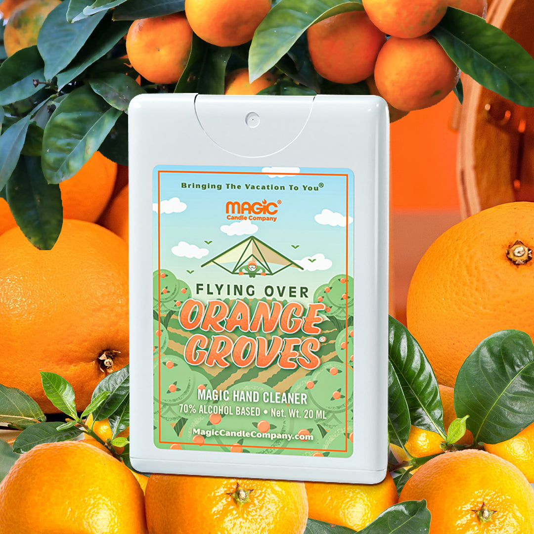 Flying Over Orange Groves Hand Cleaner