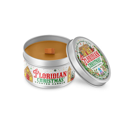 Floridian Christmas candle