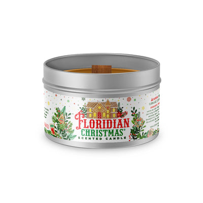 Floridian Christmas candle