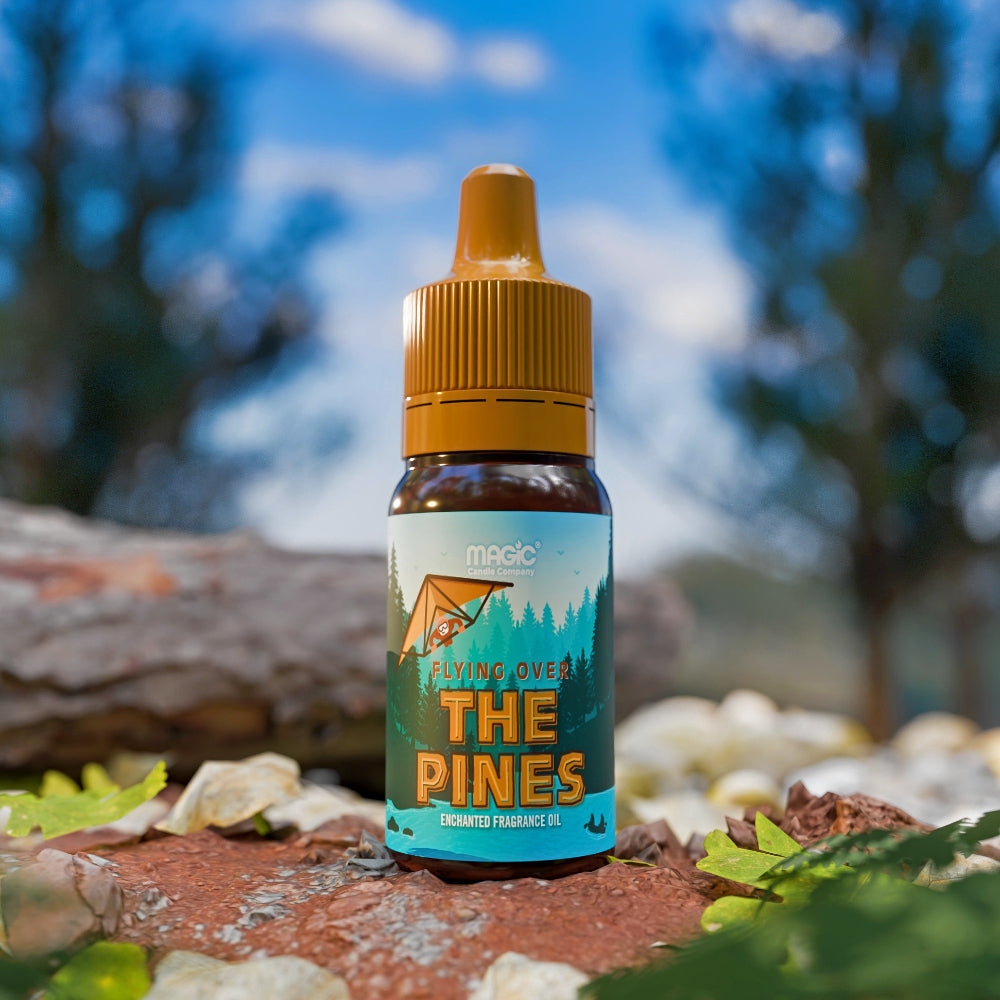 Flying Over The Pines small oil