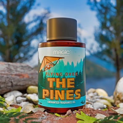 Flying Over The Pines large oil