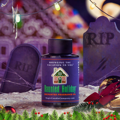 Haunted Holiday Large Oil