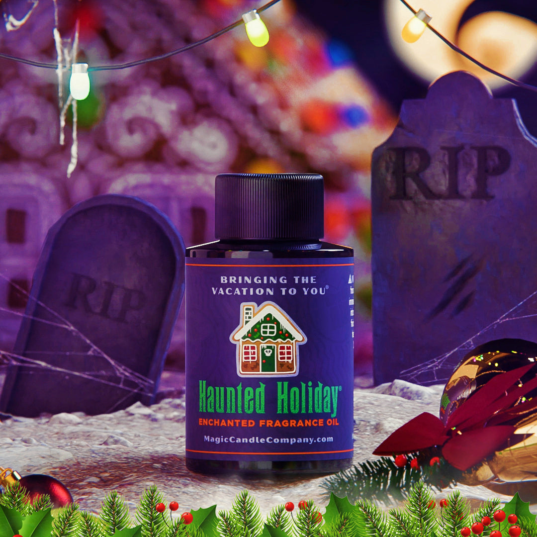 Haunted Holiday large oil