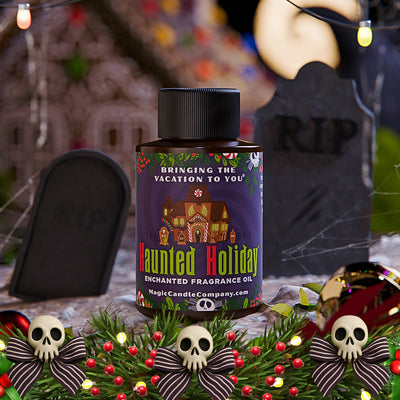 Haunted Holiday Large Oil