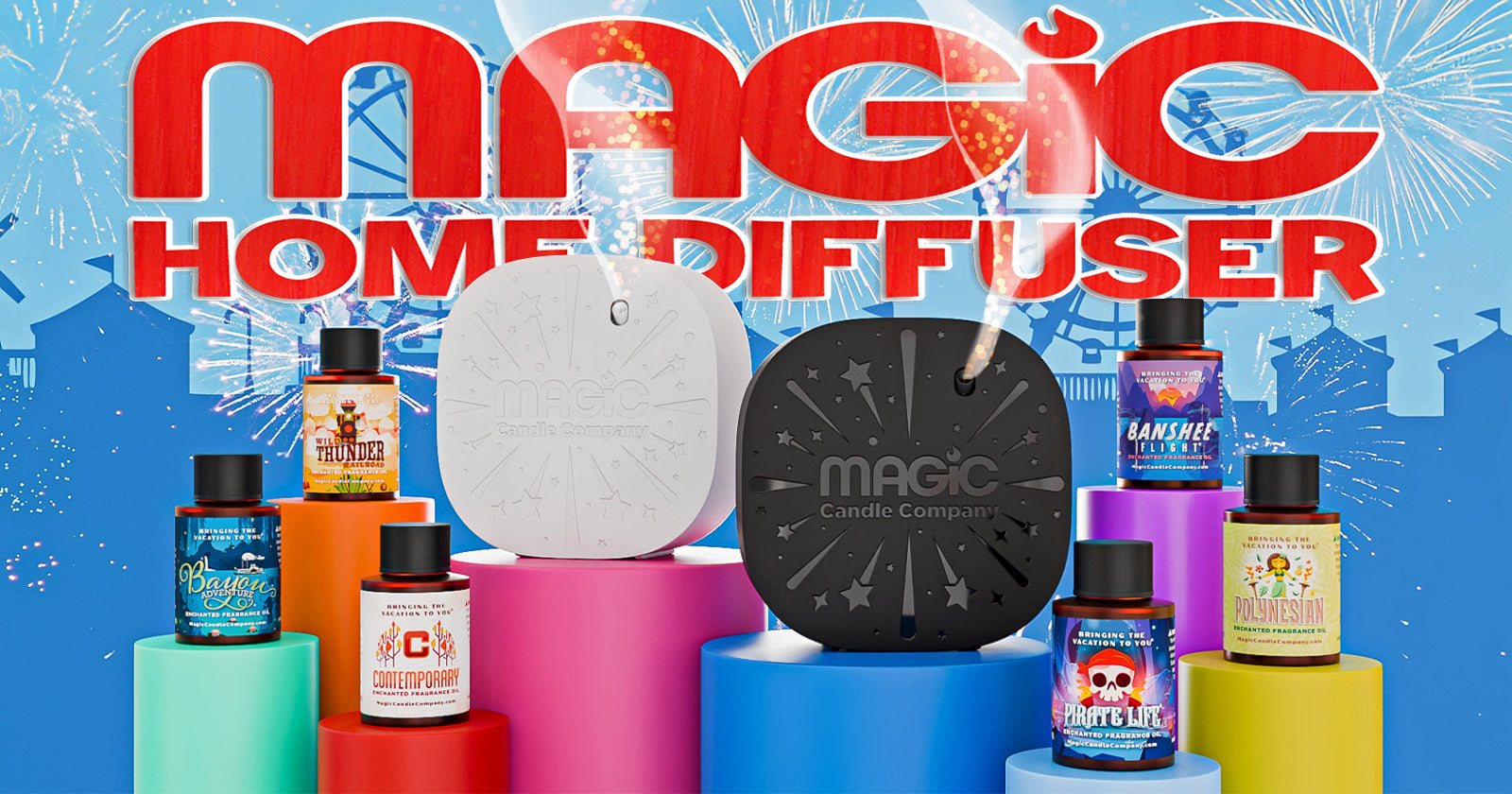Magic Home Diffuser Magic Home Diffuser | Theme Park & Resort Scents – Magic Candle Company