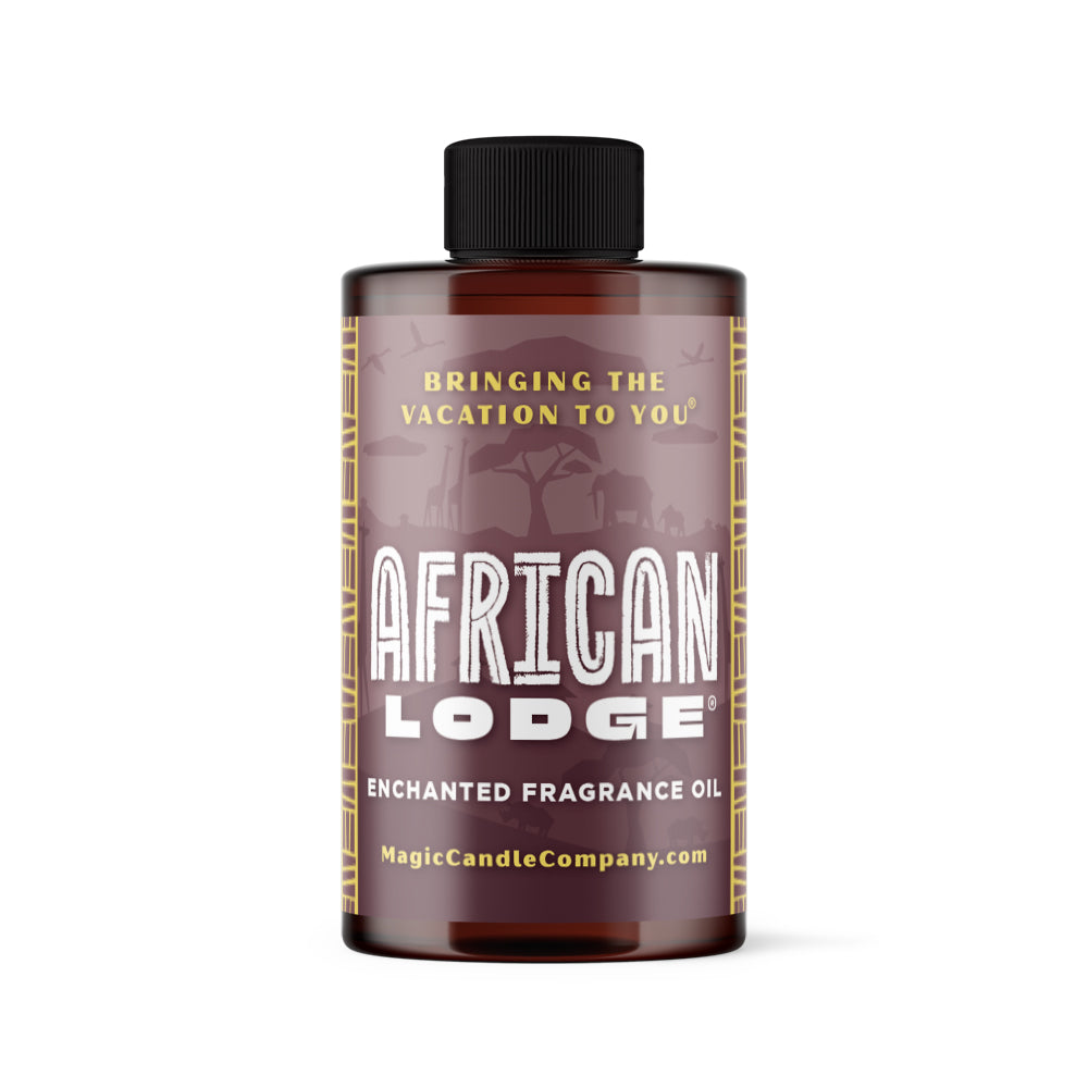 African Lodge Large Oil