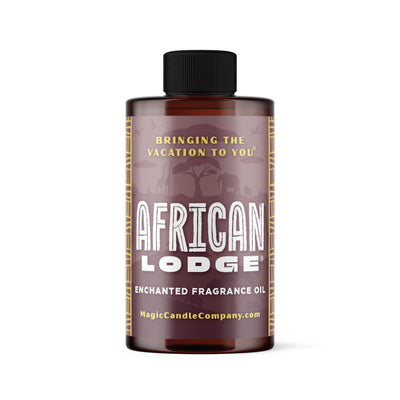 African Lodge Large Oil