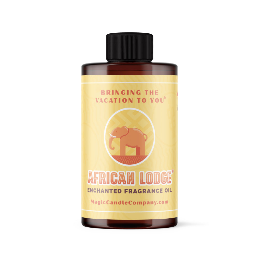 African Lodge Large Oil