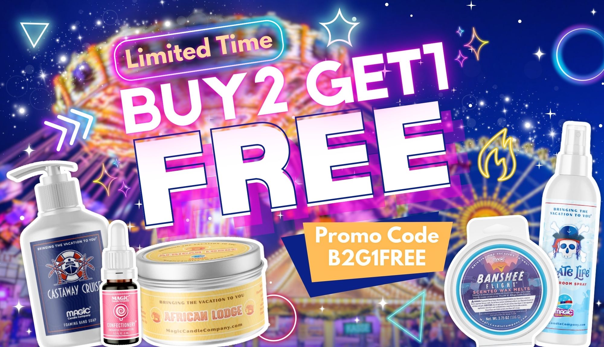 Buy 2 Get 1 Free Sale