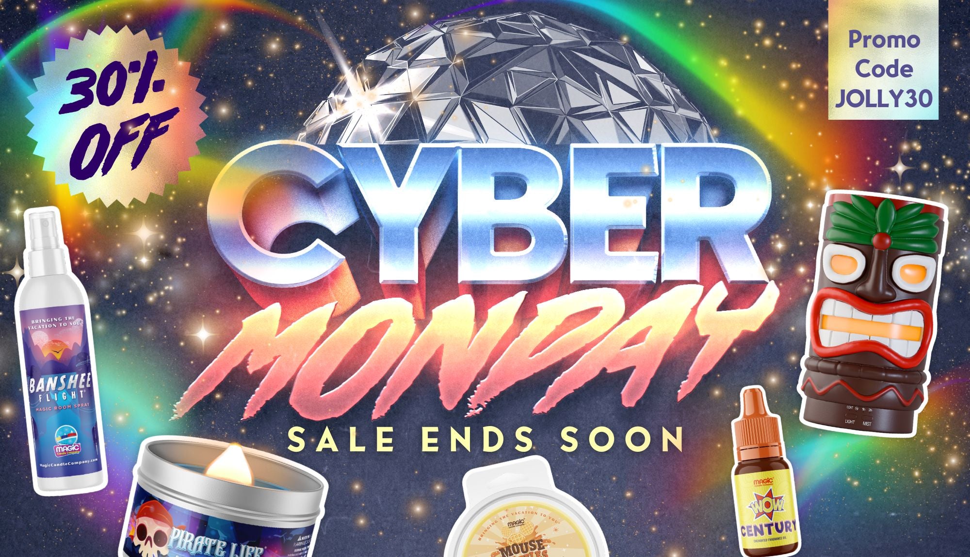 30% OFF Cyber Monday Sale