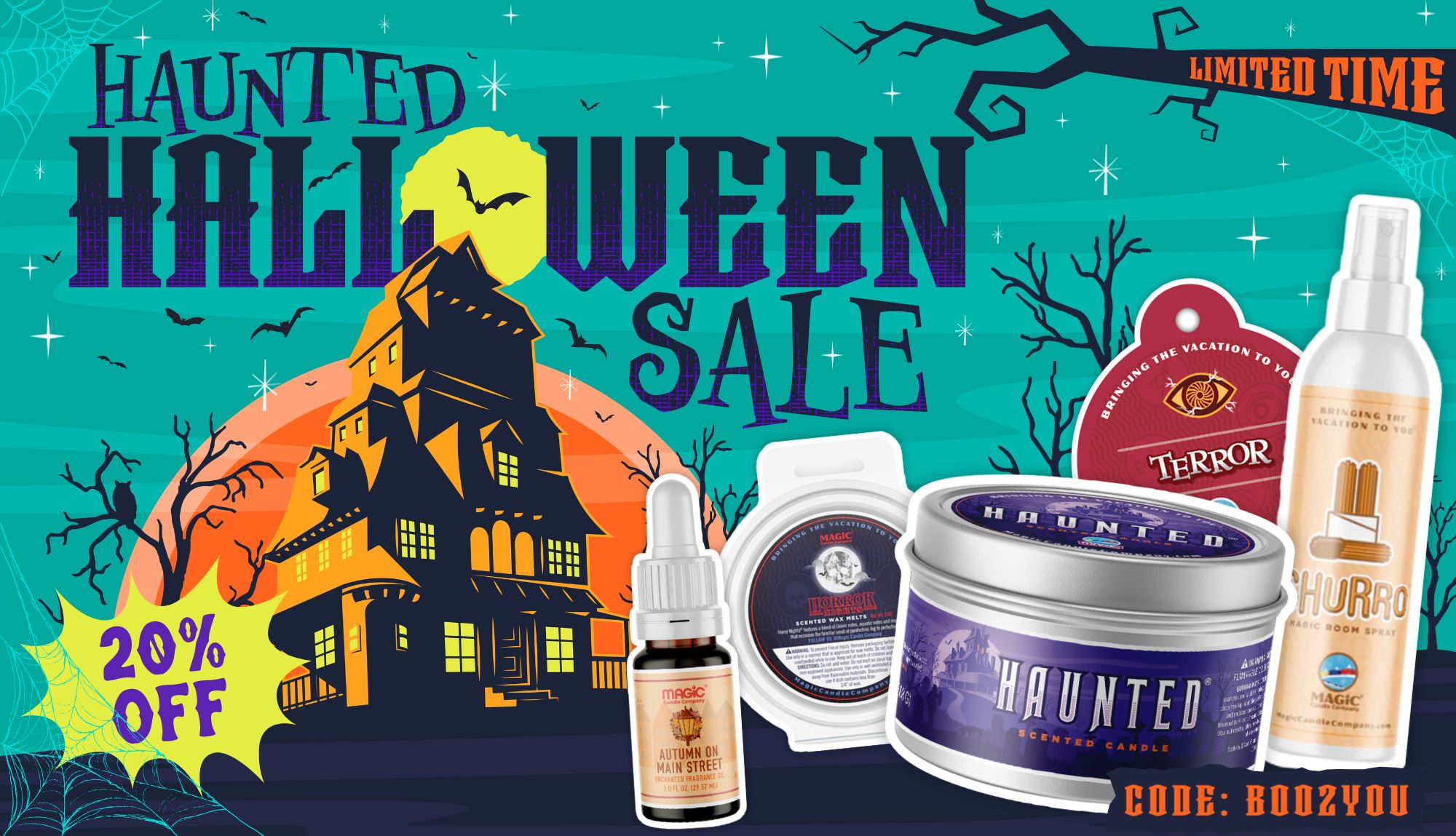 Halloween Sale 20% OFF