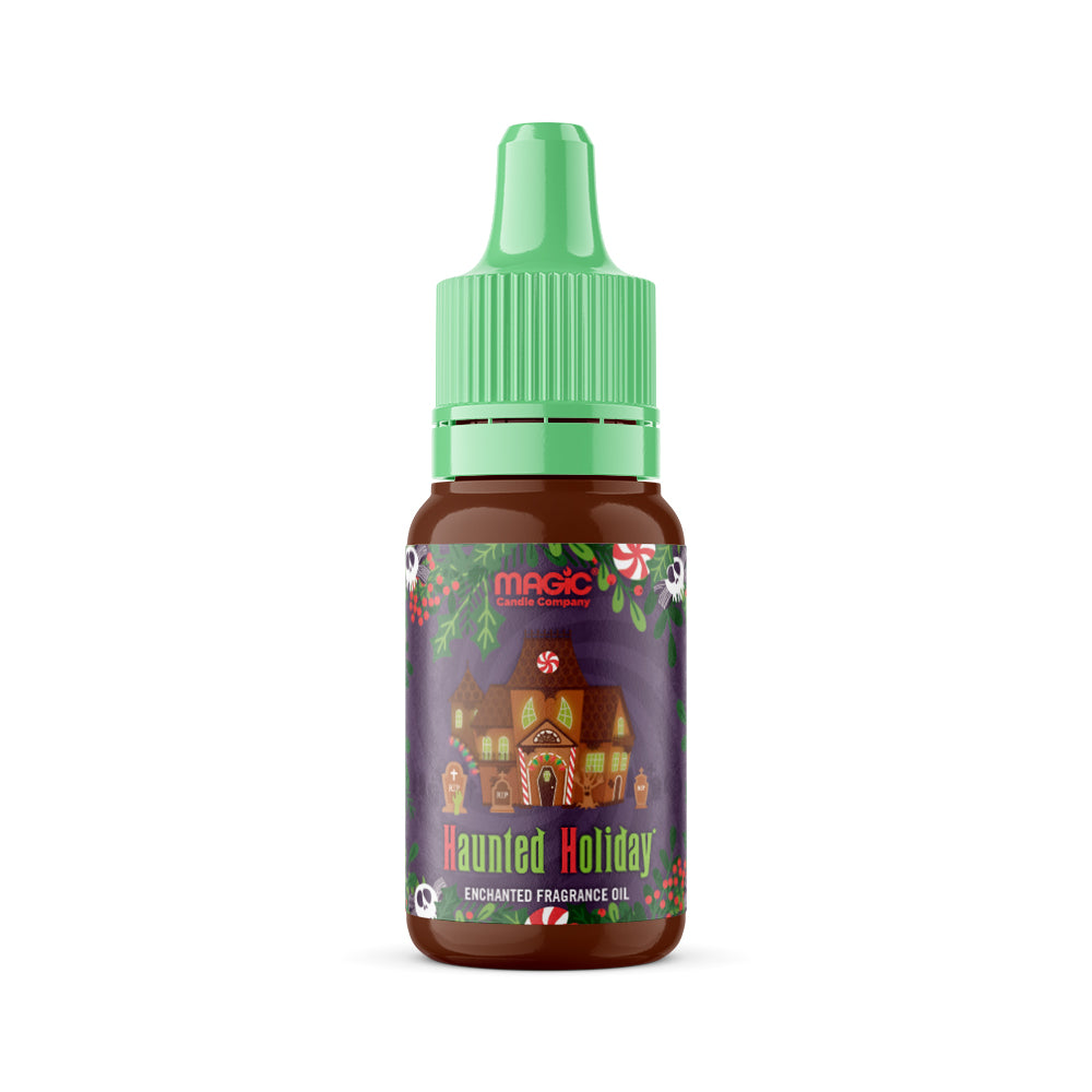 Haunted Holiday small oil