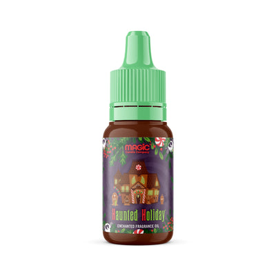 Haunted Holiday small oil