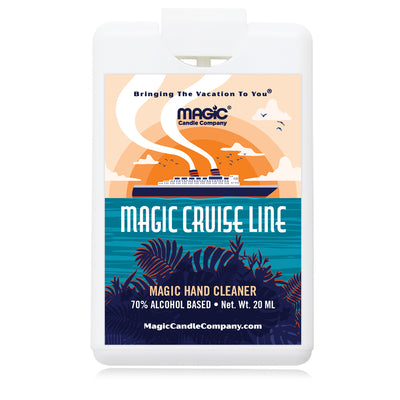 Magic Cruise Line hand cleaner