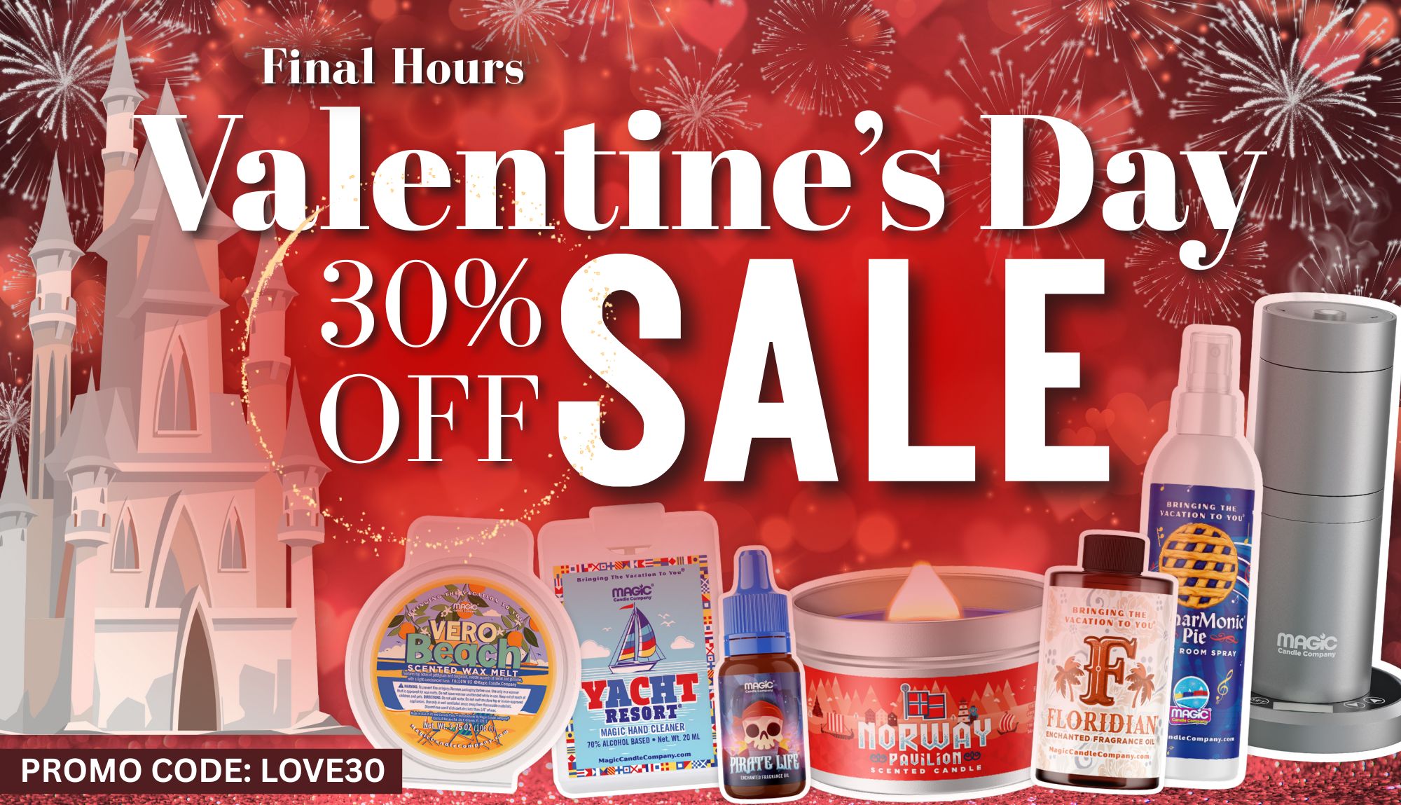 30% OFF Valentine's Day Sale