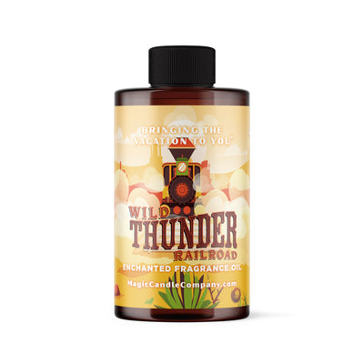 Wild Thunder Railroad large oil