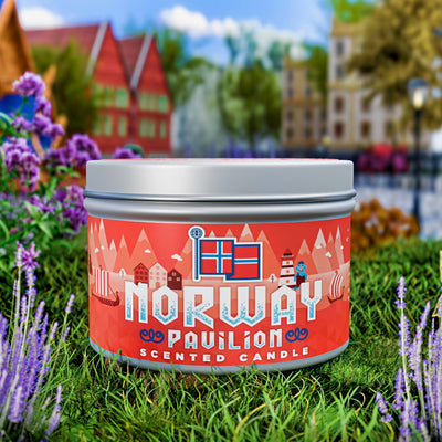 Norway Pavilion candle