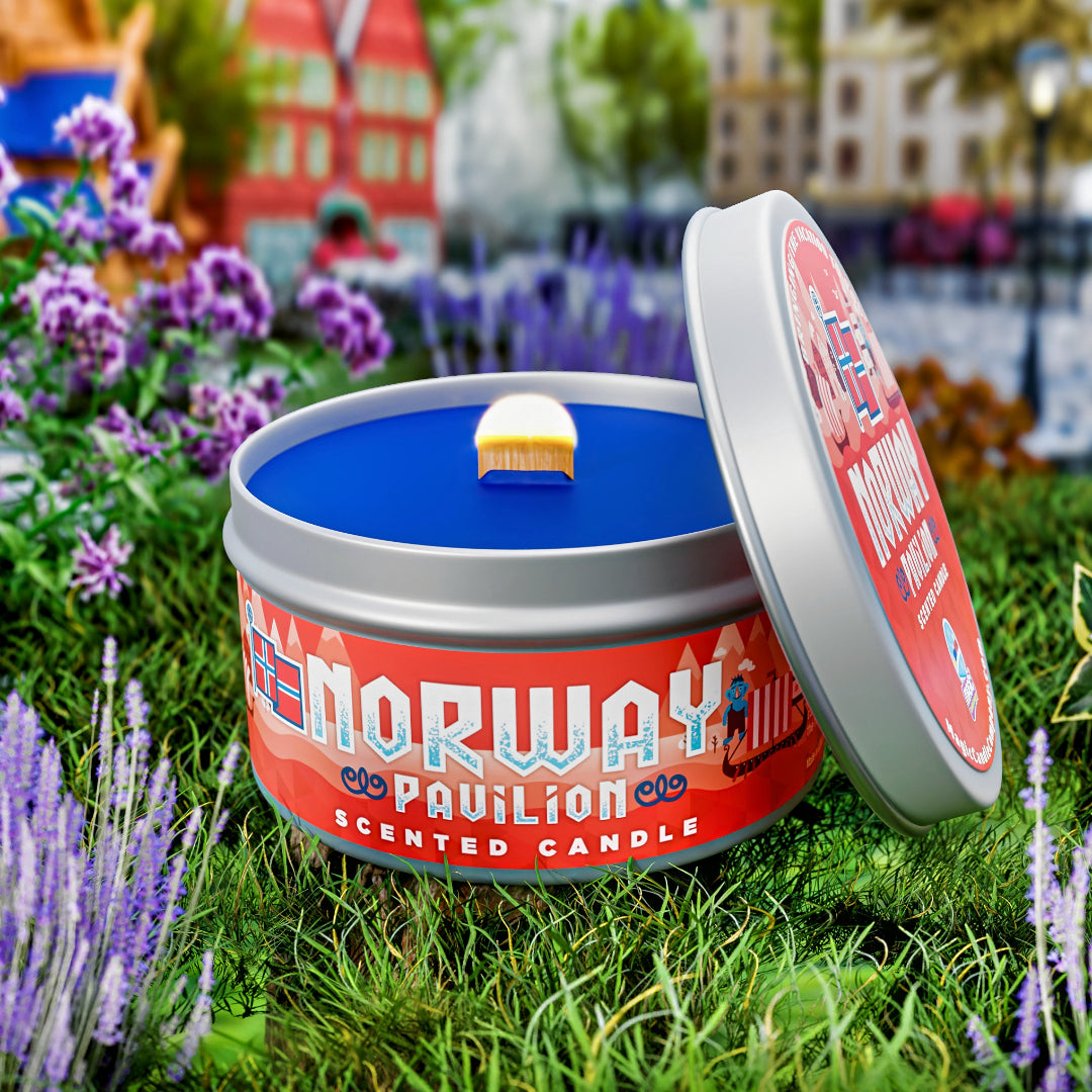 クリーミー　マダラ Norway Pavilion | Theme Park Scent – Magic Candle Company