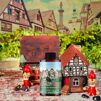 Pinocchio's Village large oil