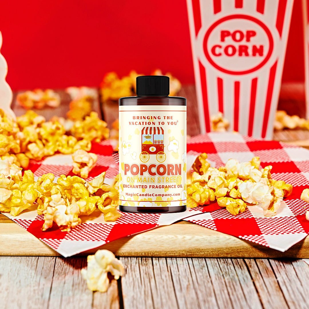 Popcorn On Main Street large oil