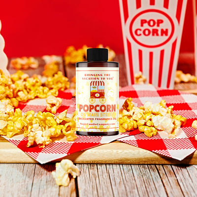 Popcorn On Main Street large oil