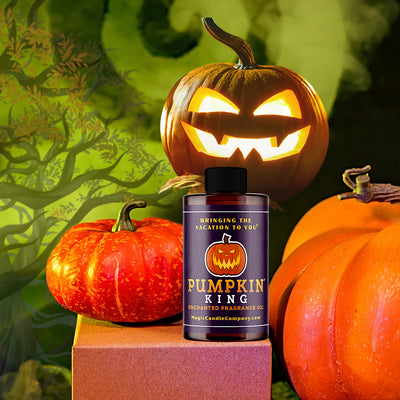 Pumpkin King large oil