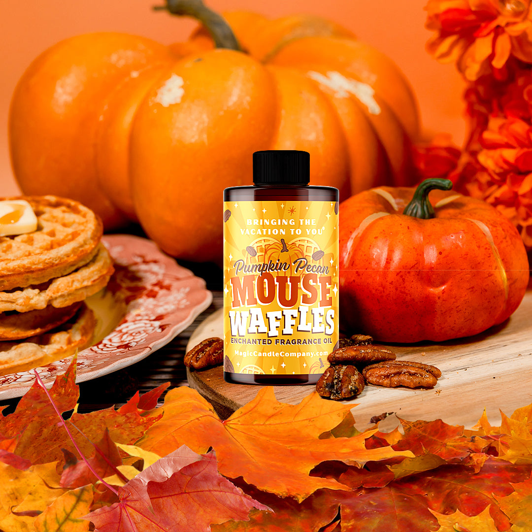 Pumpkin Pecan Mouse Waffles large oil