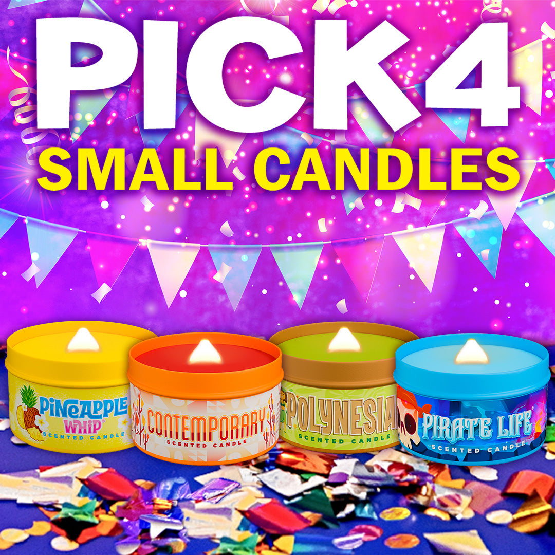 Pick 4 Small Candles