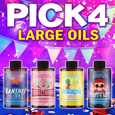 Pick 4 Large Oils