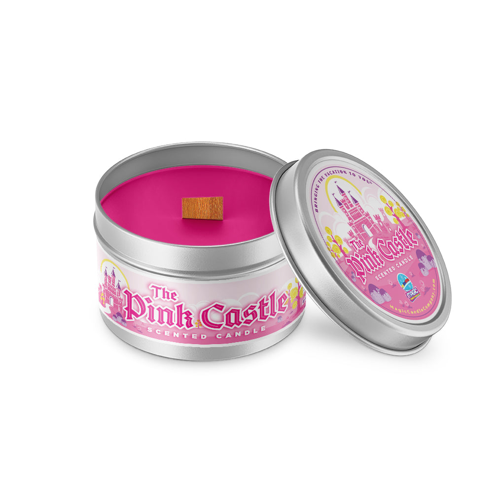 The Pink Castle candle