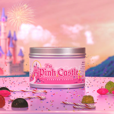 The Pink Castle candle