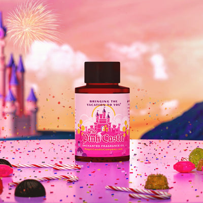 The Pink Castle large oil