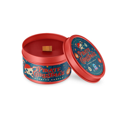 Pirate Christmas candle