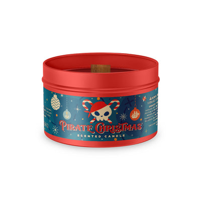 Pirate Christmas candle