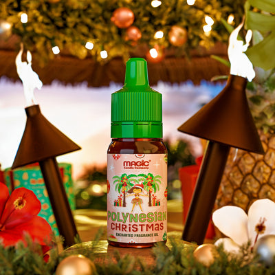Polynesian Christmas small oil